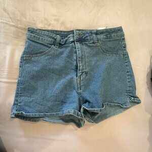 Soft denim shorts